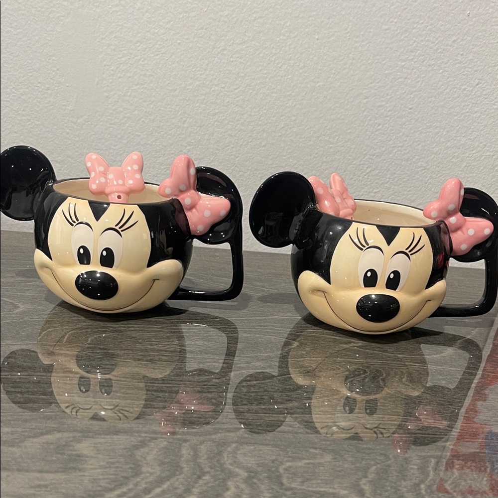 Minnie Mouse Ceramic Mug Pair